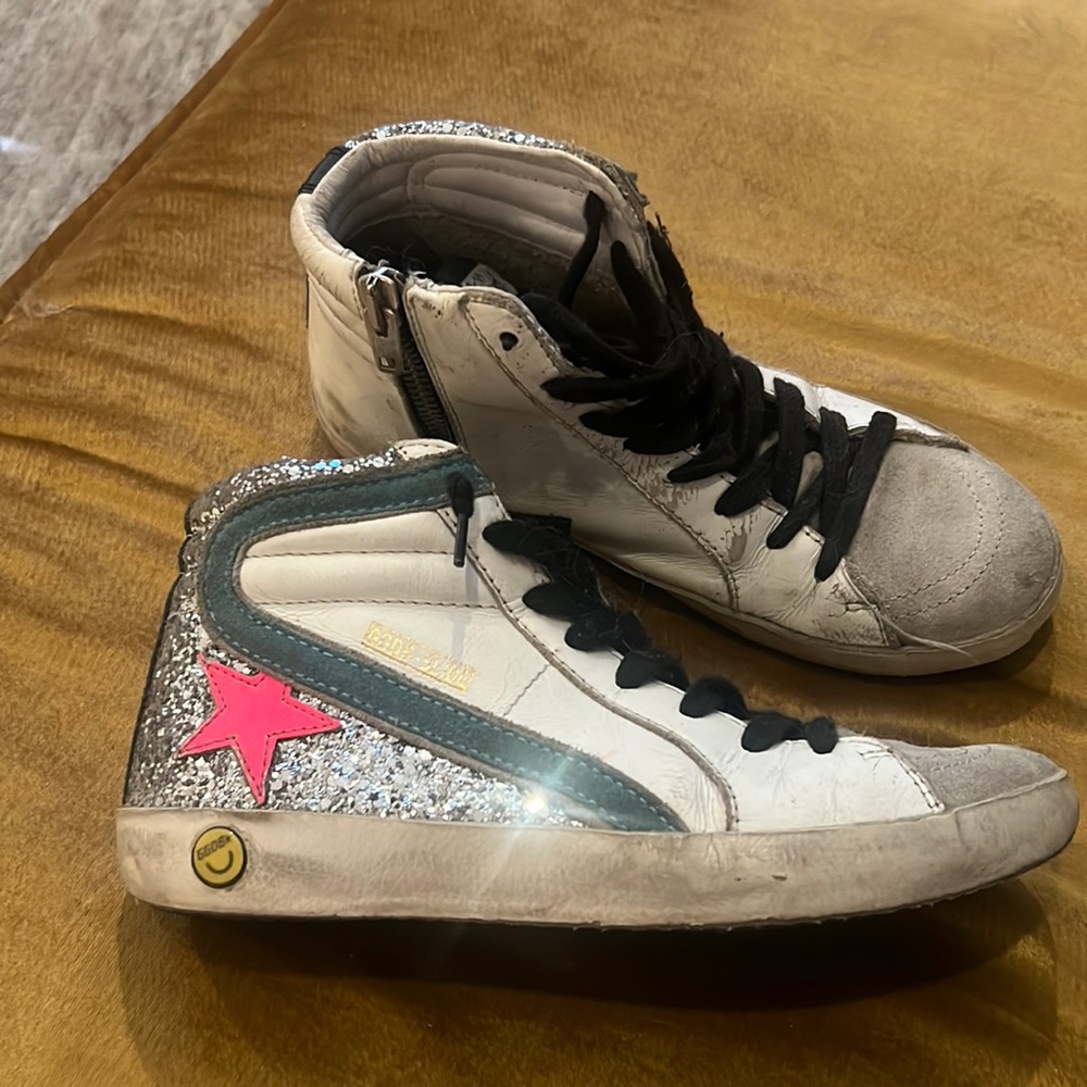 Golden Goose Francy glitter high tops